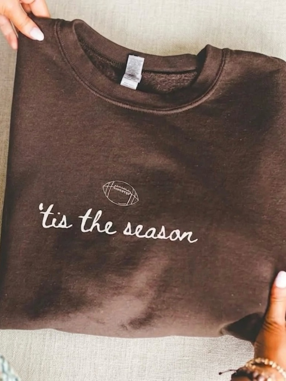 Tis The Season Game Day Football Sweatshirt